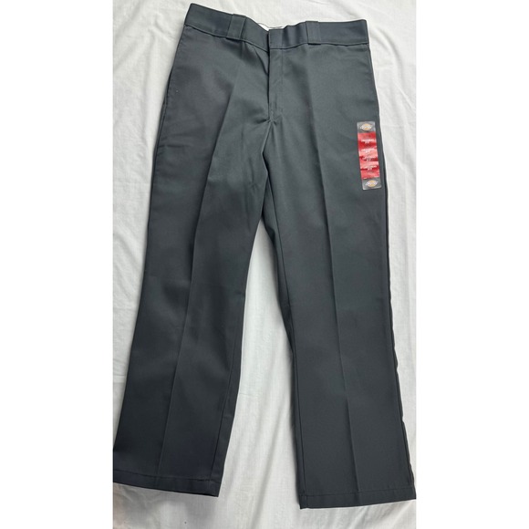 Dickies 874 Original Fit Work Pants Charcoal Gray Mens 32x30 Wrinkle Resistant - Picture 8 of 16